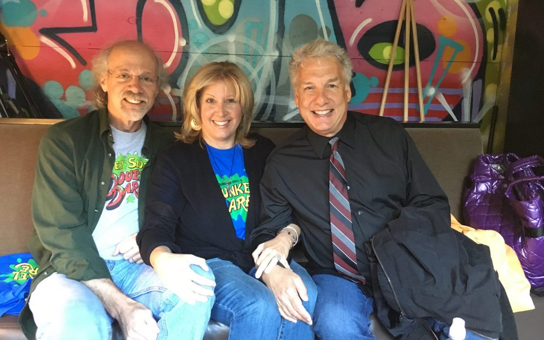 Harvey, Robin Russo, and Marc Summers of Double Dare.